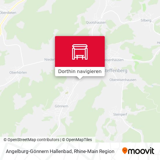 Angelburg-Gönnern Hallenbad Karte