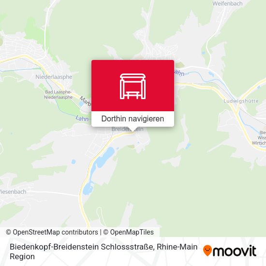 Biedenkopf-Breidenstein Schlossstraße Karte
