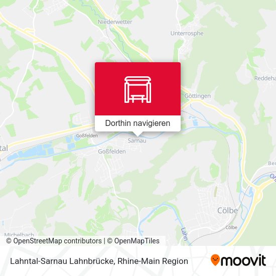 Lahntal-Sarnau Lahnbrücke Karte
