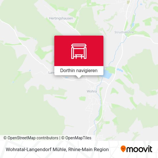 Wohratal-Langendorf Mühle Karte