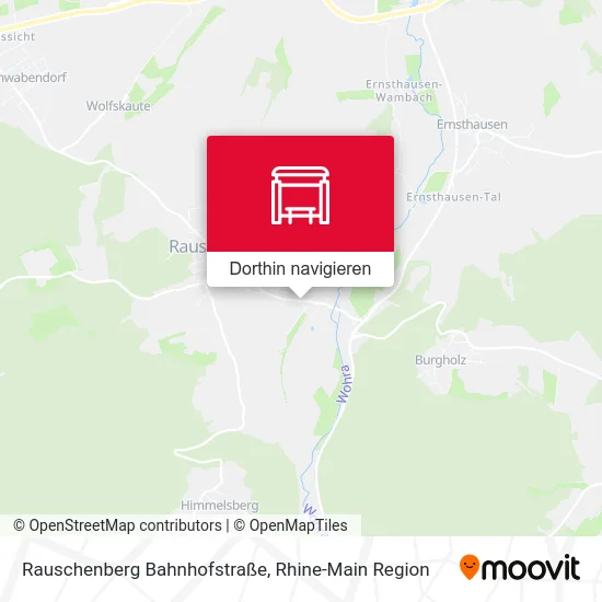 Rauschenberg Bahnhofstraße Karte
