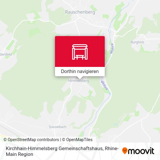 Kirchhain-Himmelsberg Gemeinschaftshaus Karte