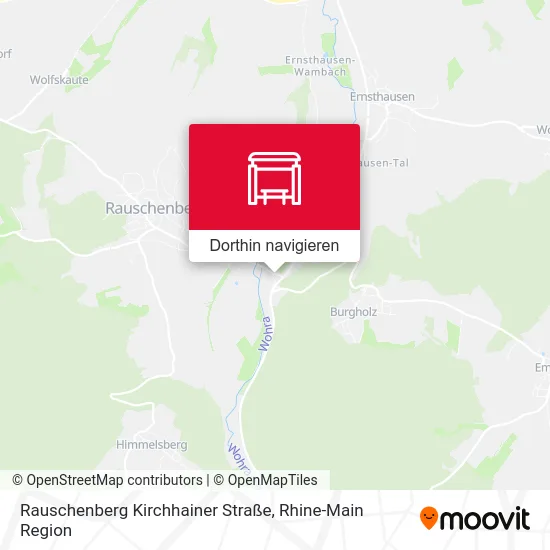 Rauschenberg Kirchhainer Straße Karte