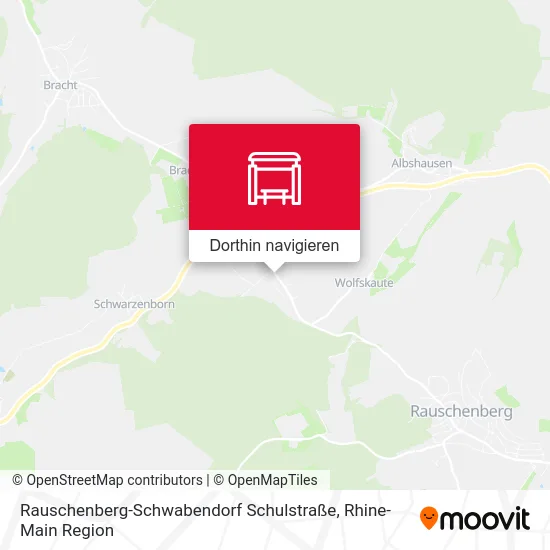 Rauschenberg-Schwabendorf Schulstraße Karte