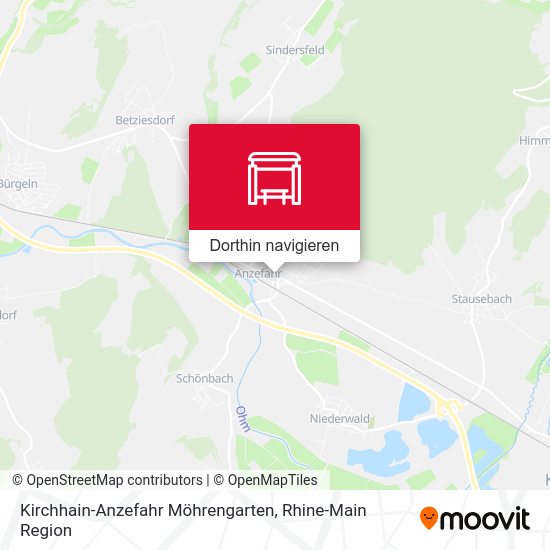 Kirchhain-Anzefahr Möhrengarten Karte