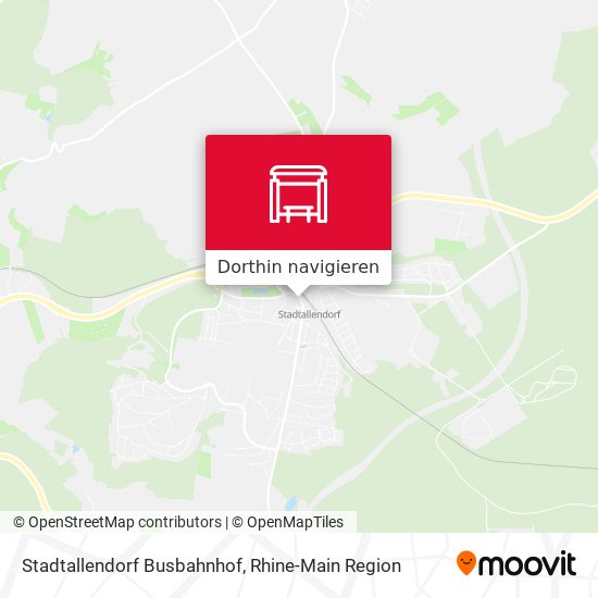 Stadtallendorf Busbahnhof Karte