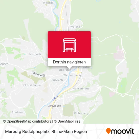 Marburg Rudolphsplatz Karte