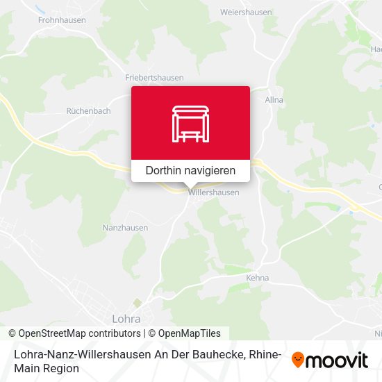 Lohra-Nanz-Willershausen An Der Bauhecke Karte