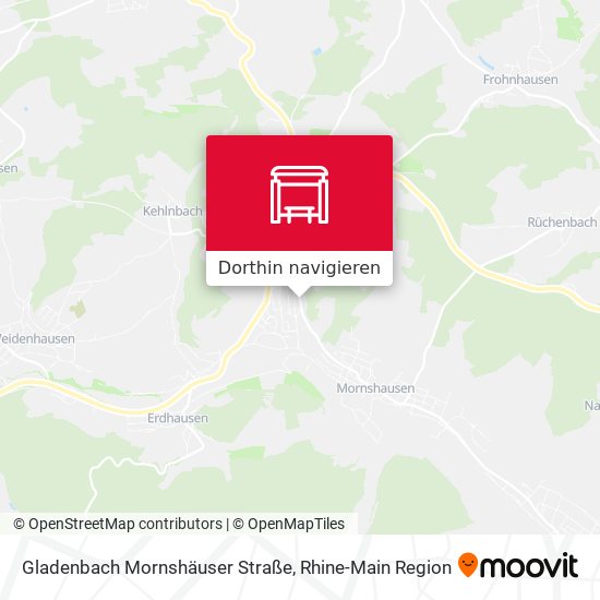 Gladenbach Mornshäuser Straße Karte