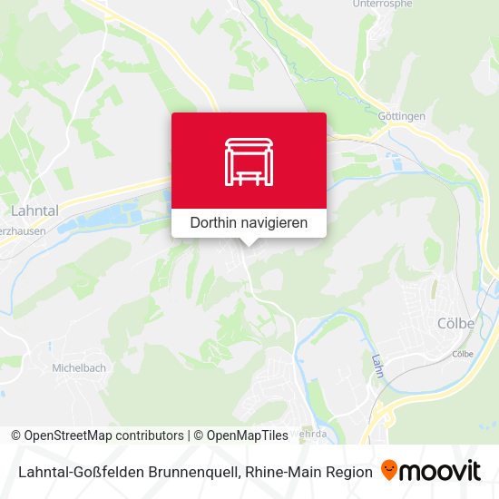 Lahntal-Goßfelden Brunnenquell Karte