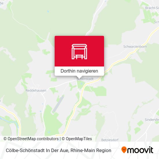 Cölbe-Schönstadt In Der Aue Karte