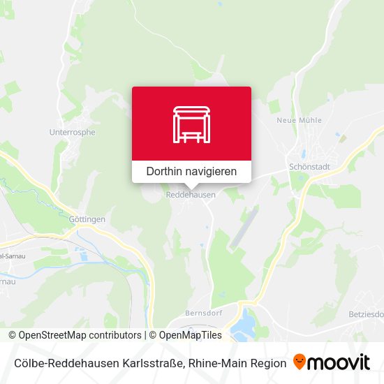 Cölbe-Reddehausen Karlsstraße Karte