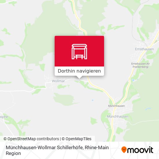Münchhausen-Wollmar Schillerhöfe Karte