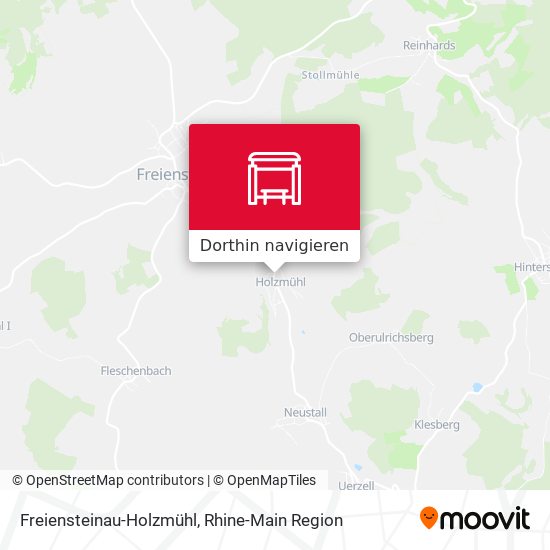 Freiensteinau-Holzmühl Karte