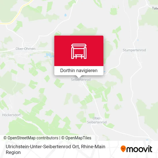 Ulrichstein-Unter-Seibertenrod Ort Karte