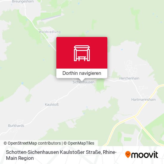 Schotten-Sichenhausen Kaulstoßer Straße Karte