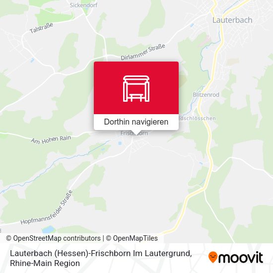 Lauterbach (Hessen)-Frischborn Im Lautergrund Karte