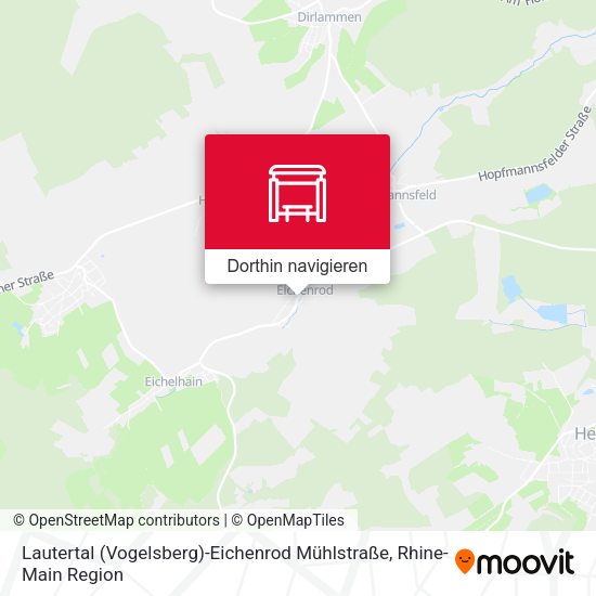 Lautertal (Vogelsberg)-Eichenrod Mühlstraße Karte