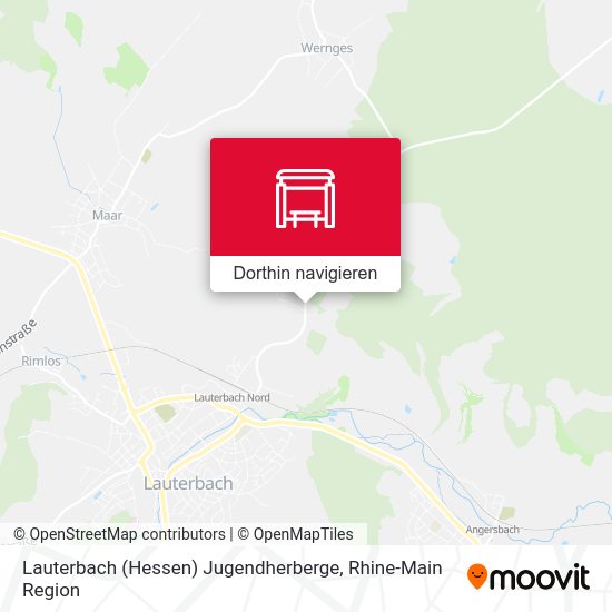 Lauterbach (Hessen) Jugendherberge Karte