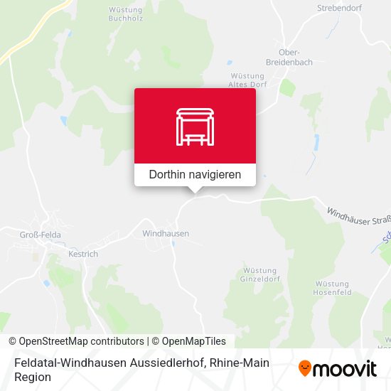 Feldatal-Windhausen Aussiedlerhof Karte