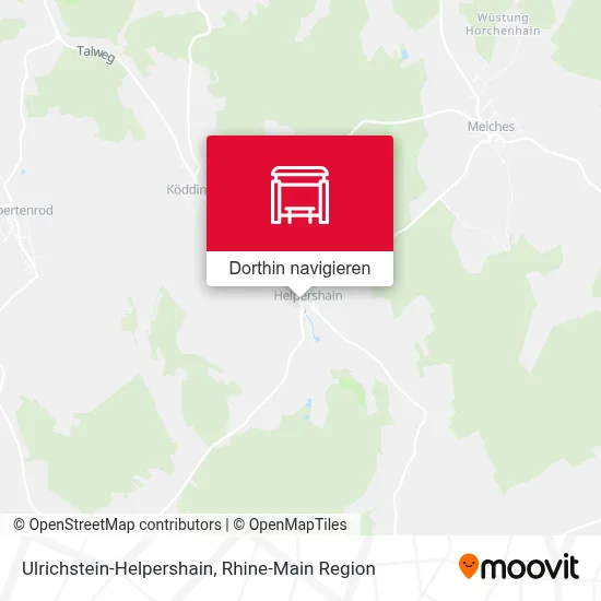 Ulrichstein-Helpershain Karte