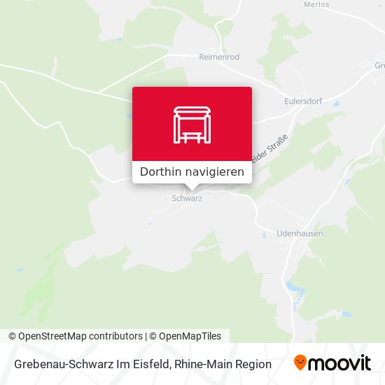 Grebenau-Schwarz Im Eisfeld Karte