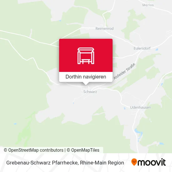 Grebenau-Schwarz Pfarrhecke Karte