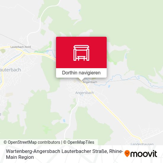 Wartenberg-Angersbach Lauterbacher Straße Karte