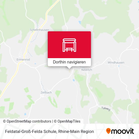 Feldatal-Groß-Felda Schule Karte