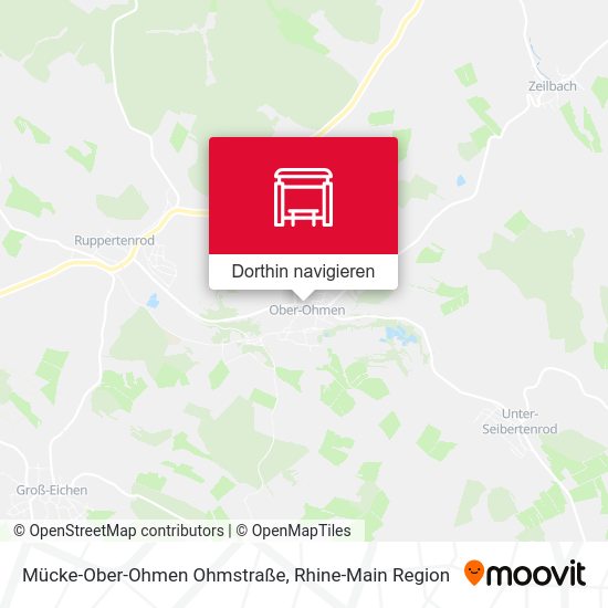 Mücke-Ober-Ohmen Ohmstraße Karte