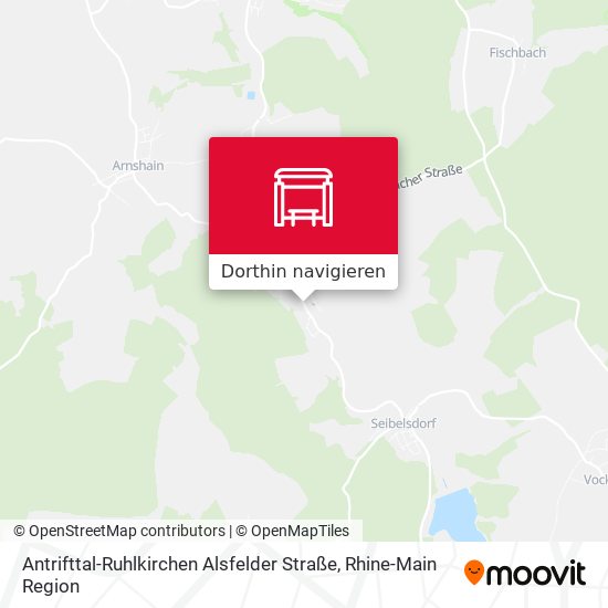 Antrifttal-Ruhlkirchen Alsfelder Straße Karte