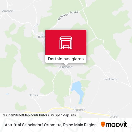 Antrifttal-Seibelsdorf Ortsmitte Karte