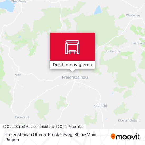 Freiensteinau Oberer Brückenweg Karte