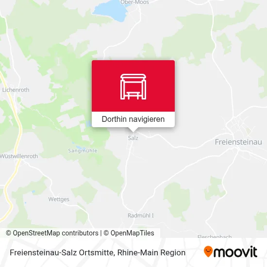 Freiensteinau-Salz Ortsmitte Karte