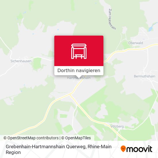 Grebenhain-Hartmannshain Querweg Karte