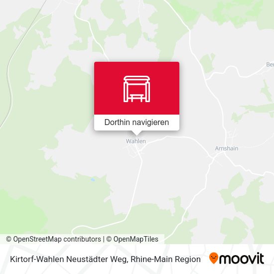 Kirtorf-Wahlen Neustädter Weg Karte