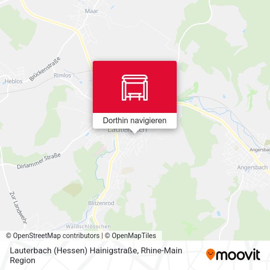 Lauterbach (Hessen) Hainigstraße Karte