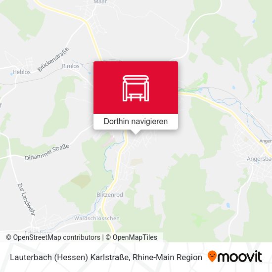 Lauterbach (Hessen) Karlstraße Karte