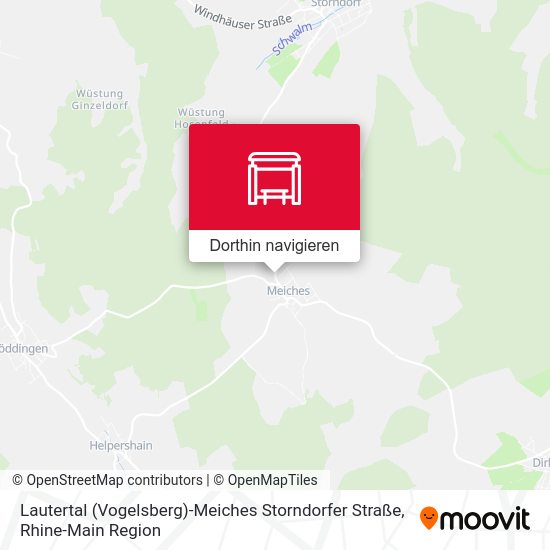 Lautertal (Vogelsberg)-Meiches Storndorfer Straße Karte