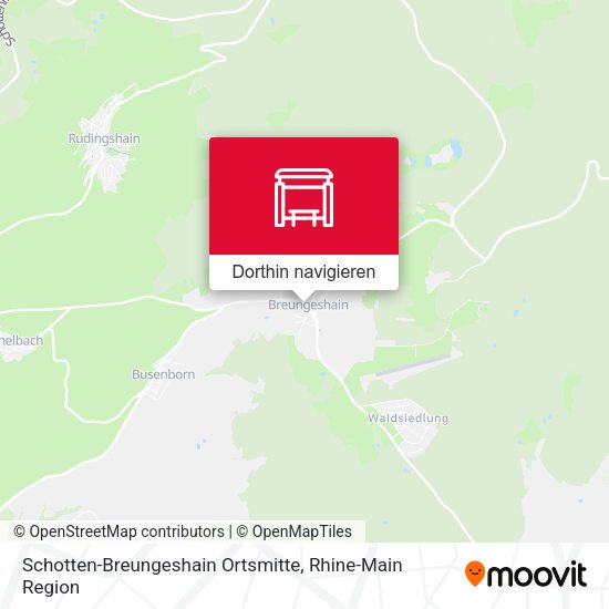 Schotten-Breungeshain Ortsmitte Karte