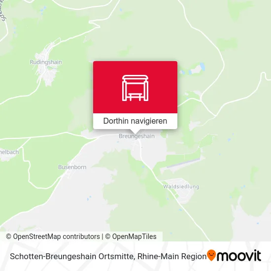 Schotten-Breungeshain Ortsmitte Karte