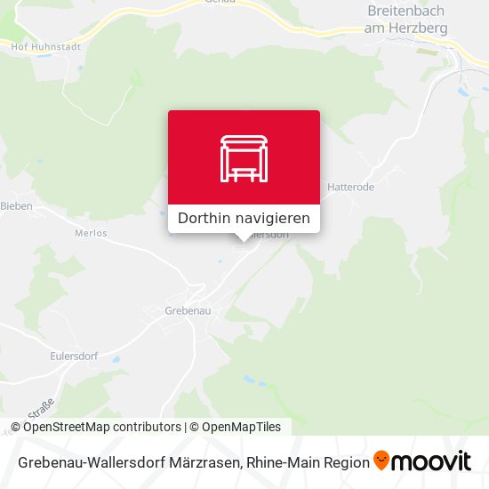 Grebenau-Wallersdorf Märzrasen Karte