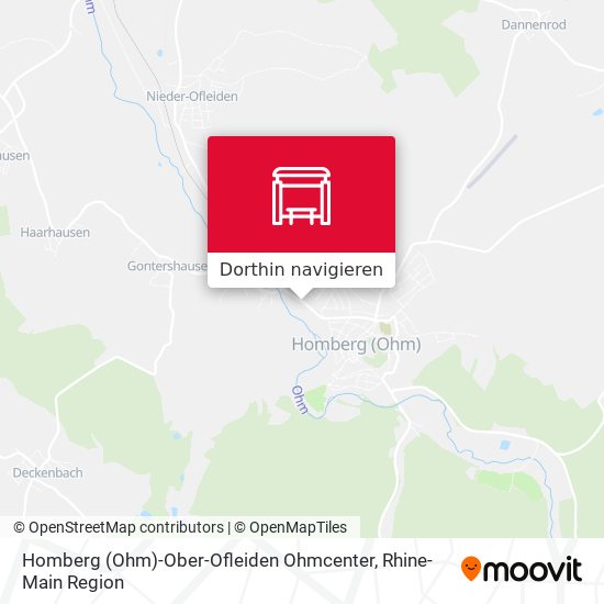 Homberg (Ohm)-Ober-Ofleiden Ohmcenter Karte