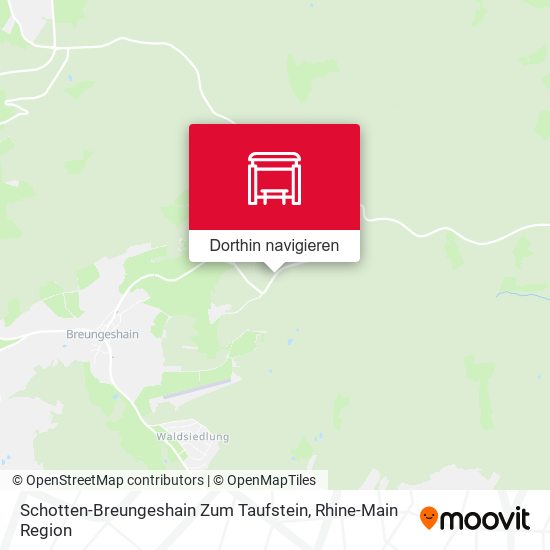 Schotten-Breungeshain Zum Taufstein Karte