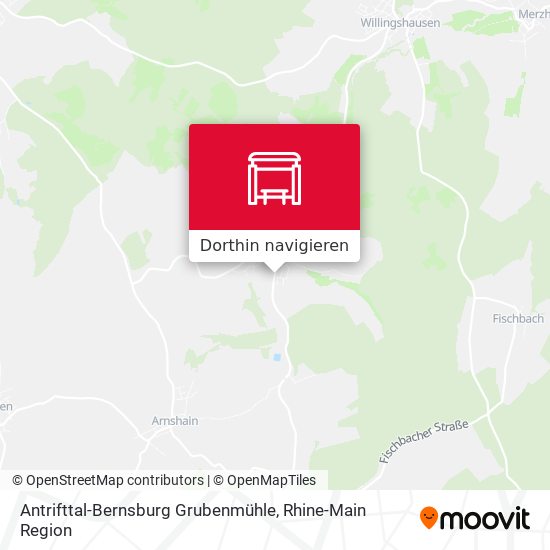 Antrifttal-Bernsburg Grubenmühle Karte