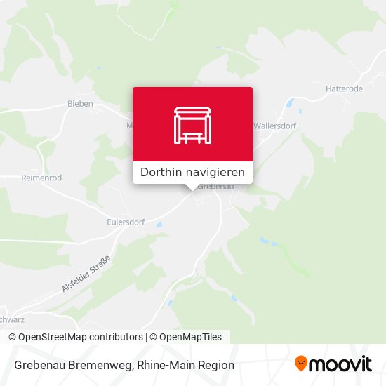 Grebenau Bremenweg Karte