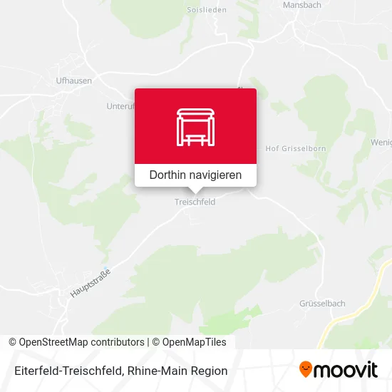 Eiterfeld-Treischfeld Karte