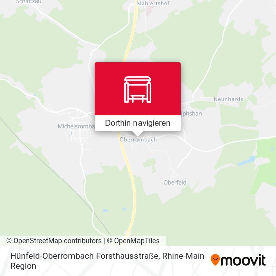 Hünfeld-Oberrombach Forsthausstraße Karte