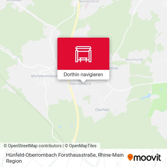 Hünfeld-Oberrombach Forsthausstraße Karte