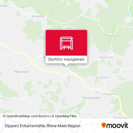 Dipperz Eckartsmühle Karte